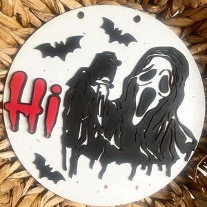 Halloween SCREAM Door hanger